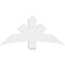 Ekena Millwork Davenport Architectural Grade PVC Gable Bracket, 48"W x 22"H x 2"D x 6"F, 11/12 Pitch GBP048X22X0206DAV00 - alternate 3